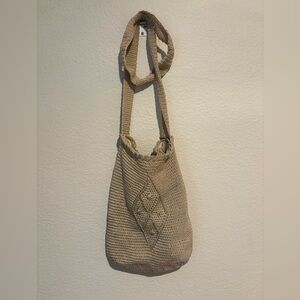 Handcrafted Tan Woven Bag
